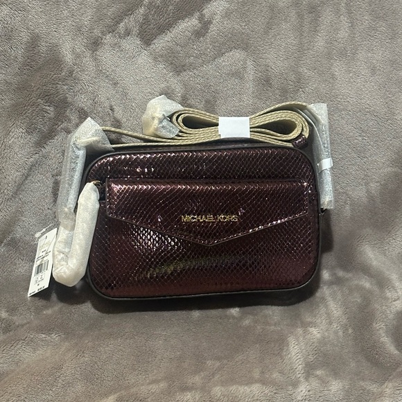 Michael Kors Burgundy Crossbody Purse - Picture 1 of 4